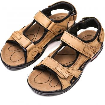Gracosy Men's Velcro Beach Flip Flops