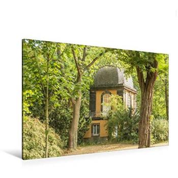 CALVENDO Premium Canvas Textile 120x80 cm Landscape Historic Kitchen Garden Pavilion at Lindener Berg, Artwork by Michael Speer