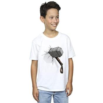 Marvel Avengers BI30759 Boys’ White T-Shirt – 3-4 Year Olds