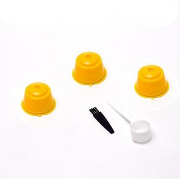 Set de 3 Tazas Café Reutilizables con Filtros y Herramientas de Cocina