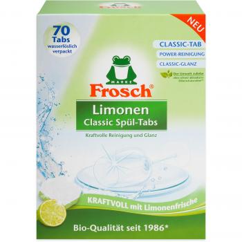 Frosch Spülmaschinentabs Limone, 70 Stück