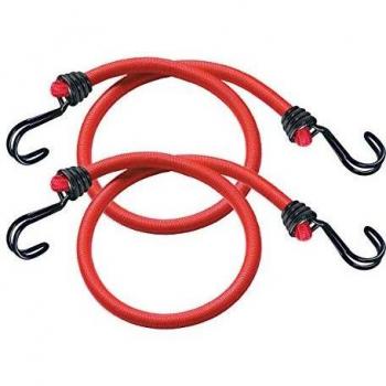 Master Lock Twin Wire Bungee Cord 60cm Red 2 Piece MLK3020E