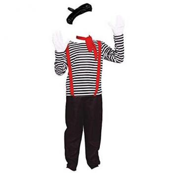 Disfraz Infantil de Mimo a Rayas