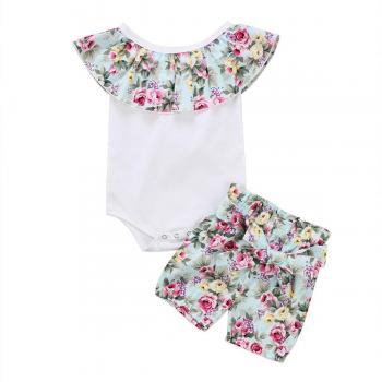Ensemble floral bébé 0-24M