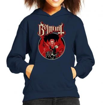 Navy Blue Belmont Castlevania Kid’s Ghost Hoodie