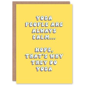 Cheeky Yoga Wishes – Yellow Edition