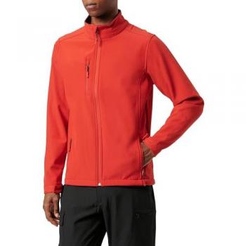 Herren Softshell Jacke Nebraska, rot, XL, wasserabweisend