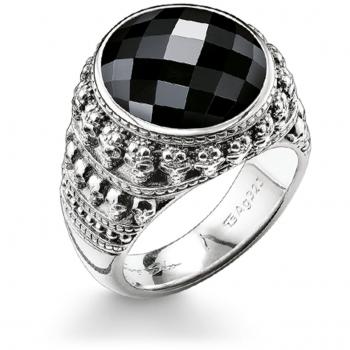 Anillo de calavera en plata esterlina