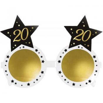 Gafas de Cumpleaños con Estrellas 20 Años
