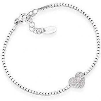 SALDI Bracciale AMEN SAN VALENTINO con Zirconi