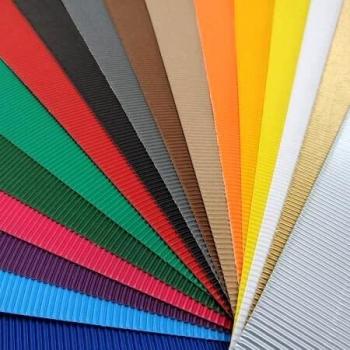 Expositor 45 rollos cartón ondulado 50x70 300g colores Canson