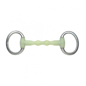 Snaffle Verde Pálido Shires Equikind Mullen 4.5in para Caballos