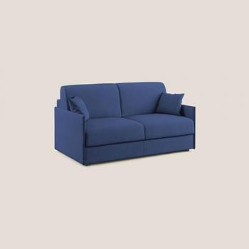 Divano Letto Matrimoniale Impermeabile T02 Blu 169 cm in Morbido Tessuto