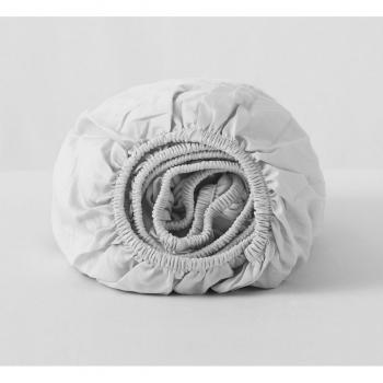 Cama Estelía 150: Sábana Bajera Ajustable 600 hilos blanco