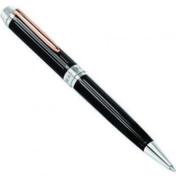 Penna Maserati Wi 15 cm in Ottone, Blu Laccato, PVD Oro Rosa