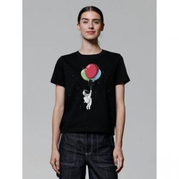 Top Little Balloon Astronaut Colore Vari Nero
