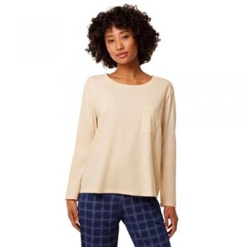 Triumph Damen Mix & Match LSL Top Chest Pocket X Shirt, CREAMY DREAM, 36