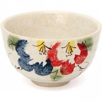 Japanese Matcha Tea Set: 3 Ceramic Bowls, Bamboo Scoop & Whisk