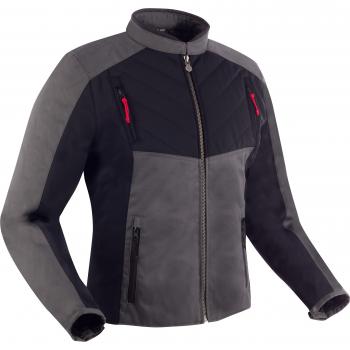 Segura Volt Giacca Moto Tessile Impermeabile Nero Grigio XL