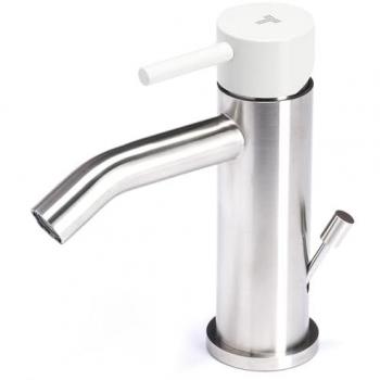 Acciaio Inox Rubinetto Bidet Monocomando con Maniglia Perla