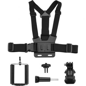Adjustable Chest Strap Mount for GoPro Hero 9/8 & Smartphones