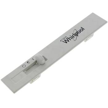 Bandeau blanc avec curseur d'origine (481245310973) Hotte Whirlpool
