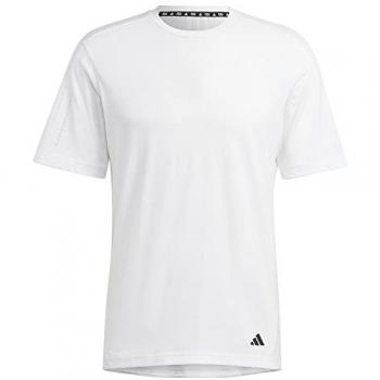 Blanco clásico: camiseta de yoga y pilates para hombre