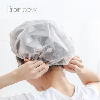 Bonnet de douche pour femmes, élastique, épais, 3 pièces en EVA