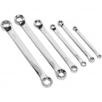 Sealey TRX-Star Double End Spanner Set 6pc