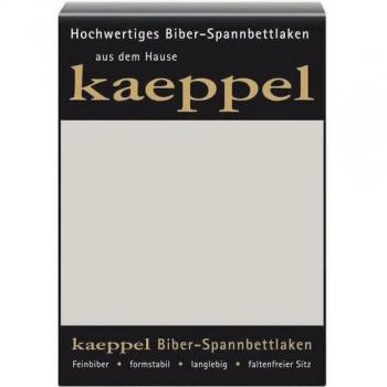 Kaeppel Spannbettlaken Biber, rundum Gummizug, 100% Baumwolle, winterlich weich