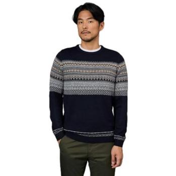 Burton Fairisle Navy Xmas Pullover – Small Men’s