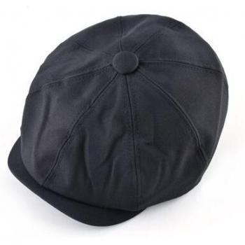 Gorro Negro de Estilo Gatsby