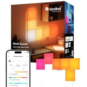 Nanoleaf Blocks – 6er-Set Big Squares – White LED‑Starterkit (320 lm)