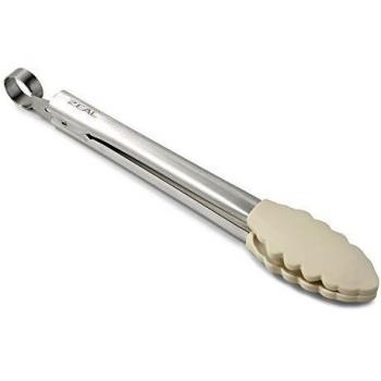 Zeal Stainless Steel Handle Kitchen Tongs