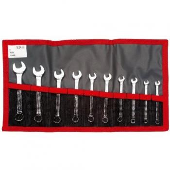 FACOM Gabelringschlüssel Satz, 10-teilig, 15° abgeschrägt