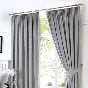 'Dijon' Thermal and Blackout Fully Lined Pencil Pleat Curtains