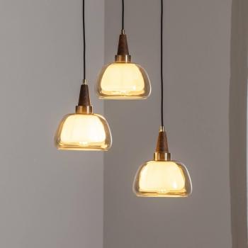 Ermo Lampada a Sospensione Oro 47 cm