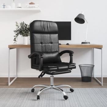 Fauteuil de bureau noir avec fonction massage