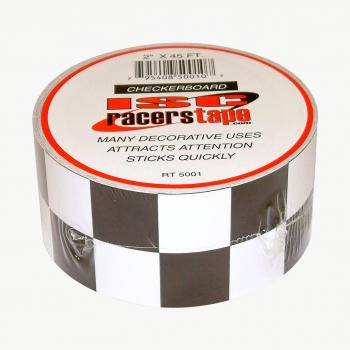 Cinta Cuadrada Blanco y Negro 2 in. x 15 yds