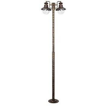 Brilliant Artu Lampione 2 Lampadine Nero/Oro