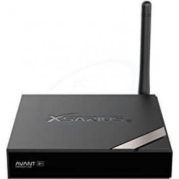 Xsarius AVANT 2+ Ultra‑HD 8K Receiver (Android 9) – H.265 HEVC, Dual‑WiFi, HDMI, Bluetooth, USB 3
