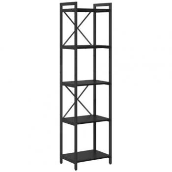 Vidaxl Collection : Bibliothèque en chêne noir, 40×30×153 cm (Bois d’ingénierie)