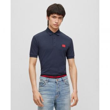 Polo Hugo Slim Dereso232 Homme Bleu Coupe Slim Manches Élastiquées XL (Edition 2)