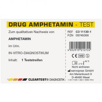 2x CLEARTEST Amphetamin-Teststreifen