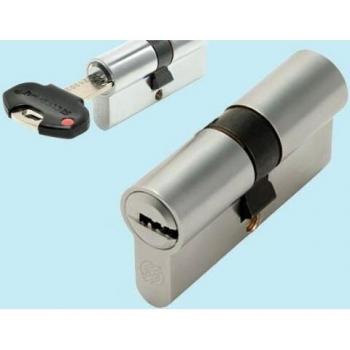 Cilindro Europeo di Sicurezza SECUREMME K2 con 5 Chiavi + 1 Chiave da Cantiere