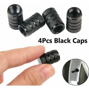 Pack Roulage Automobile 4‑pièces – Aluminium, Valve, Tige, Accessoires de Bouchon