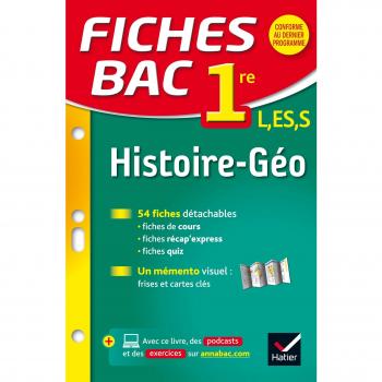 Fiches bac Histoire-Géographie 1re L, ES, S: fiches de révision