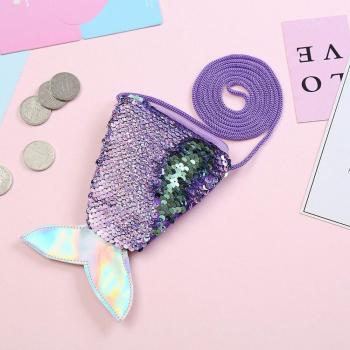 Sac à bandoulière en sequins pour fille