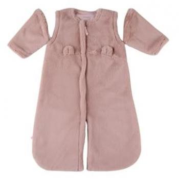 Slaapzak en fausse fourrure rose clair 70cm