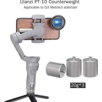 PT-10 Anamorphic Lens Counterweight for DJI Osmo Mobile 3